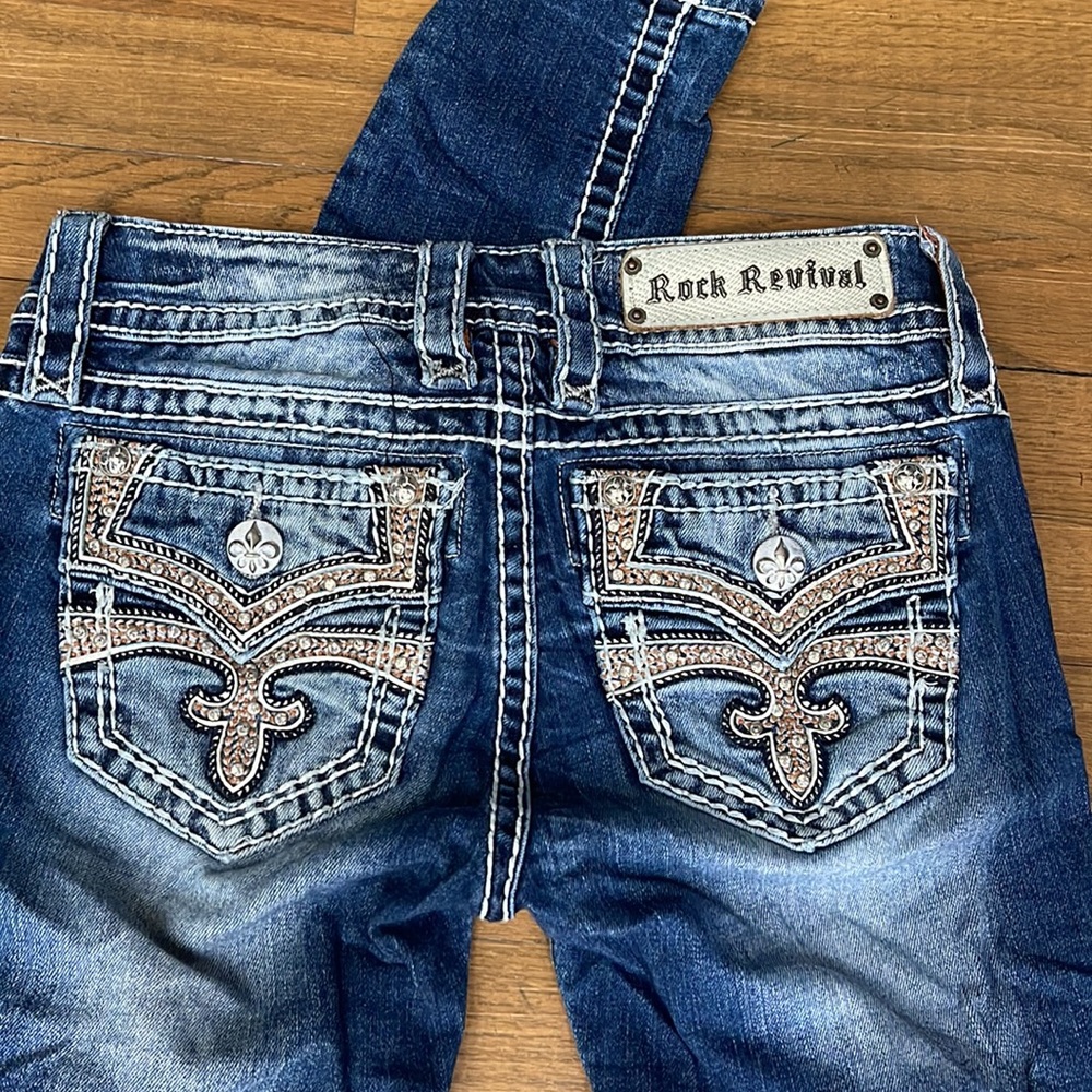 ROCK REVIVAL JEANS 26 | Celinda | NWOT | cuff and wear as capris - Picture 3 of 11